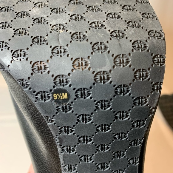 Antonio Melani Womens Open Toe Black High Heels Shoes Size 9.5 - Picture 8 of 11